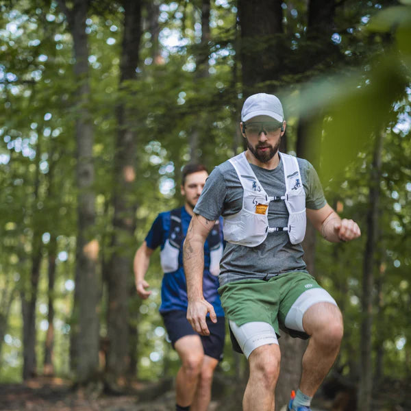 VESTE DE COURSE UNISEXE, MIST ECO 1.5L BLANCHE