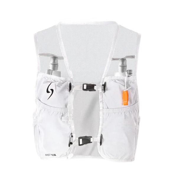 VESTE COURSE UNISEXE MIST ECO 1.5L BLANC LS-MI-VEST02 LIFE SPORTS GEAR MAHEU GO SPORT DEVANT