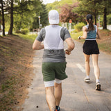 VESTE DE COURSE UNISEXE, MIST ECO 1.5L BLANCHE