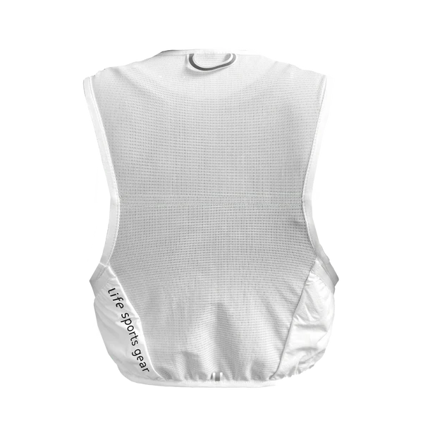 VESTE COURSE UNISEXE MIST ECO 1.5L BLANC LS-MI-VEST02 LIFE SPORTS GEAR MAHEU GO SPORT DOS