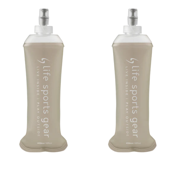 VESTE DE COURSE UNISEXE, MIST ECO 1.5L BLANCHE