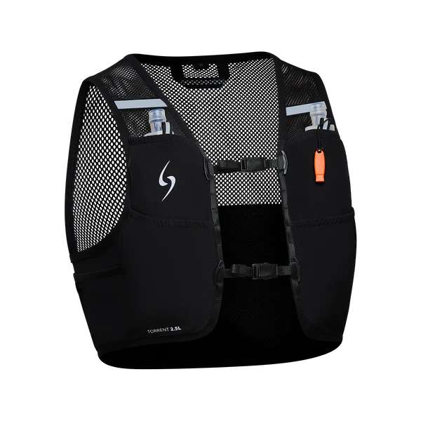 VESTE DE COURSE UNISEXE, TORRENT ECO 2.5L NOIR