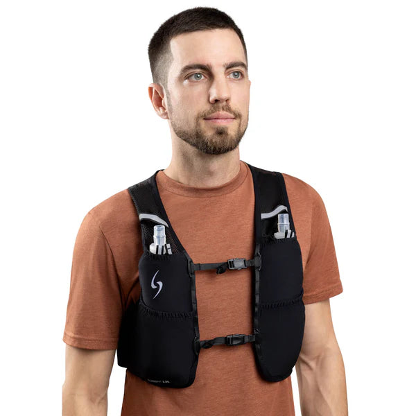 VESTE COURSE UNISEXE TORRENT ECO 2.5L NOIR LS TO VEST01 LIFE SPORTS MAHEU GO SPORT DEVANT MANNEQUIN