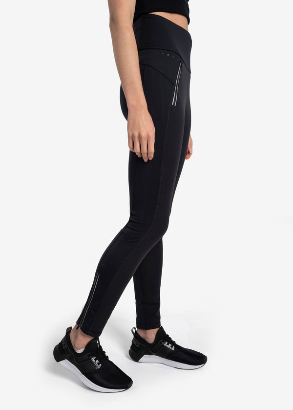 LEGGING HIVER POUR FEMME, TREK NOIR