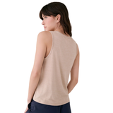 HAUT SANS MANCHES FEMME LOLE VITAL COQUILLE DE SABLE LSW4596 E255 MAHEU GO SPORT DOS