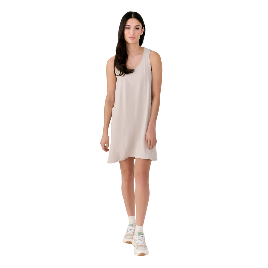 ROBE FEMME OLIVIE SWING BEIGE LSW4611 G370 LOLË MAHEU GO SPORT DEVANT