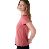 WOMEN'S T-SHIRT, LAURIER TERRA PINK