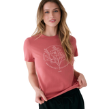 T-SHIRT MANCHES COURTES LOLE FEMME LAURIER TERRA ROSE LSW4666 K795 MAHEU GO SPORT DEVANT