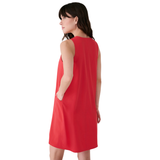 ROBE SANS MANCHES LOLE FEMME OLIVIE SWING PAVOT LSW4693 R441 MAHEU GO SPORT DOS