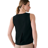 CAMISOLE LOLË FEMME OLIVIE DOUBLE NOIR LSW4700 N415 MAHEU GO SPORT DOS MANNEQUIN