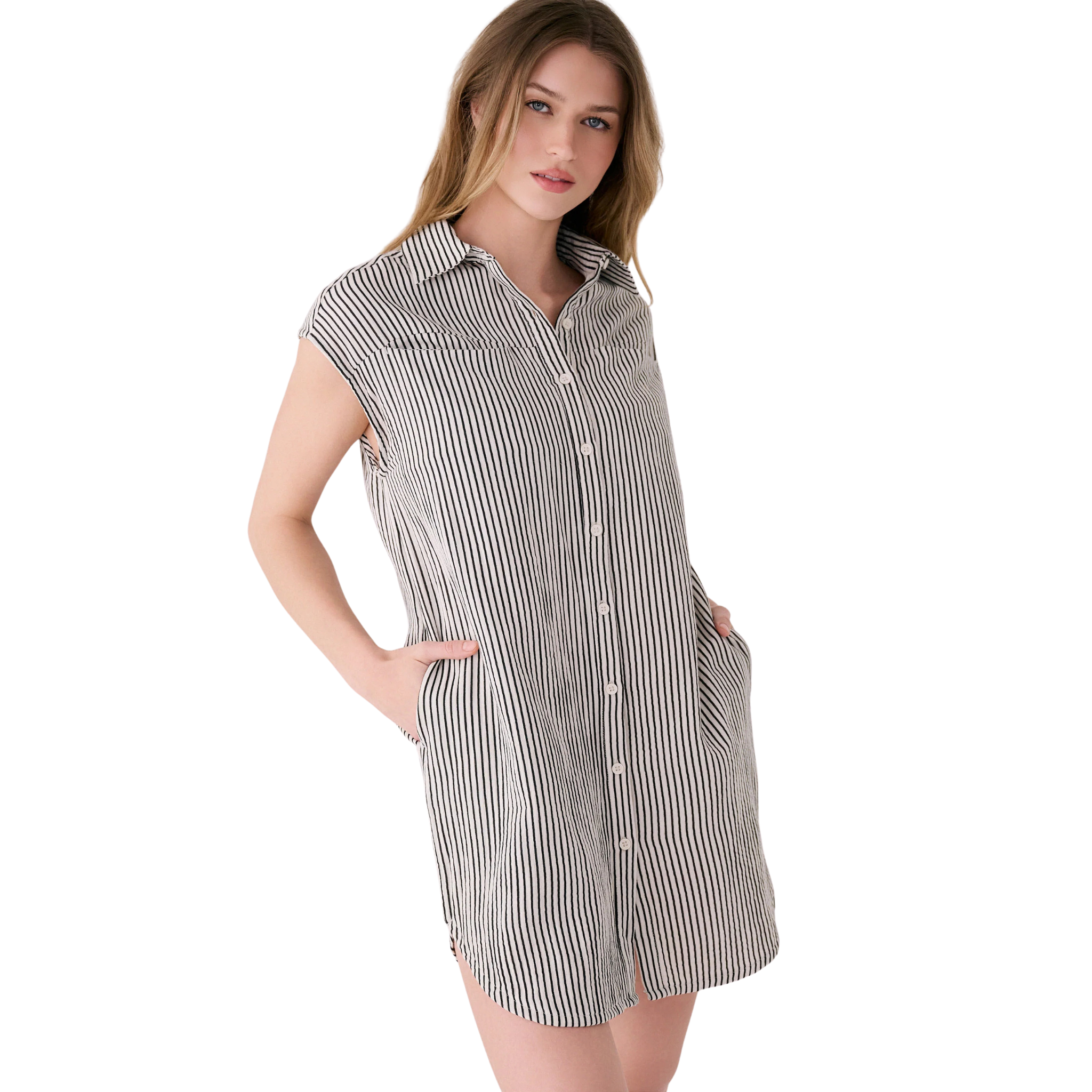 ROBE CHEMISE FEMME LOLE BELLA ORMEAU LSW4722 G947 MAHEU GO SPORT DEVANT POCHES