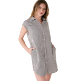 ROBE CHEMISE FEMME LOLE BELLA ORMEAU LSW4722 G947 MAHEU GO SPORT DEVANT POCHES