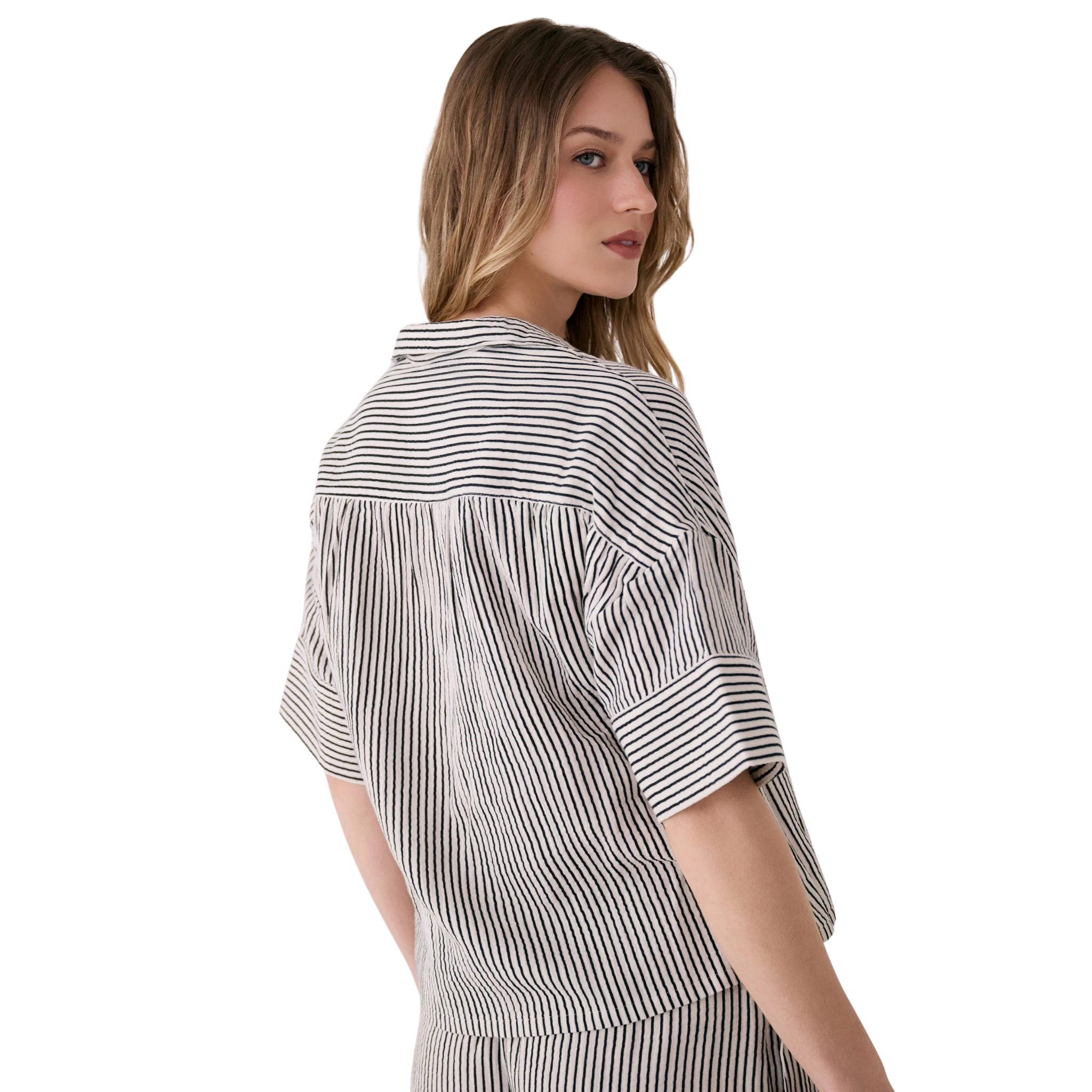 HAUT À MANCHES COURTES LOLË FEMME BELLA ORMEAU LSW4734 G947 MAHEU GO SPORT DOS