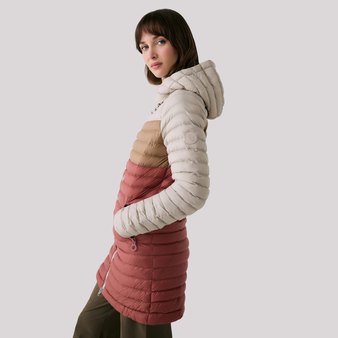 MANTEAU MATELASSÉ FEMME, VALLEY DÉSERT ROSE