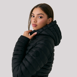 MANTEAU MATELASSÉ FEMME, VALLEY NOIR