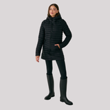 MANTEAU MATELASSÉ FEMME, VALLEY NOIR LUW0940 N415 LOLE MAHEU GO SPORT DEVANT