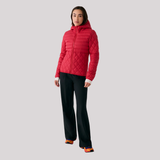 MANTEAU MATELASSÉ FEMME THE BASE CRIMSON LUW0970 R165 LOLE MAHEU GO SPORT DEVANT