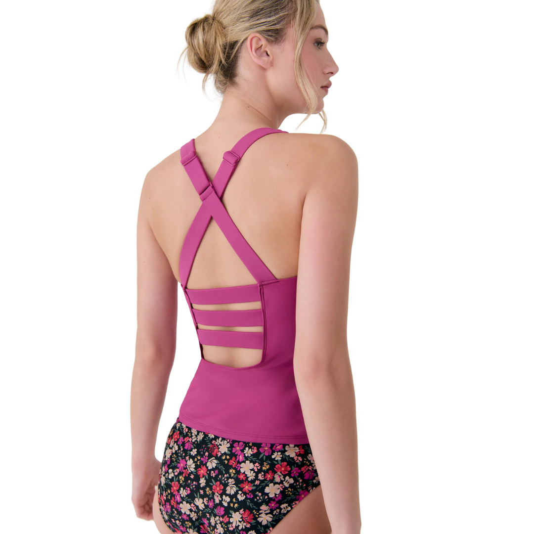 TANKINI FEMME PLAYA CHIC LWW0604 K787 LOLË MAHEU GO SPORT DOS