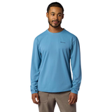 CHANDAIL PROTECTION SOLAIRE HOMME AIREXCHANGE UPF 50 BLEU M16049 458 MAHEU GO SPORT MANNEQUIN DEVANT