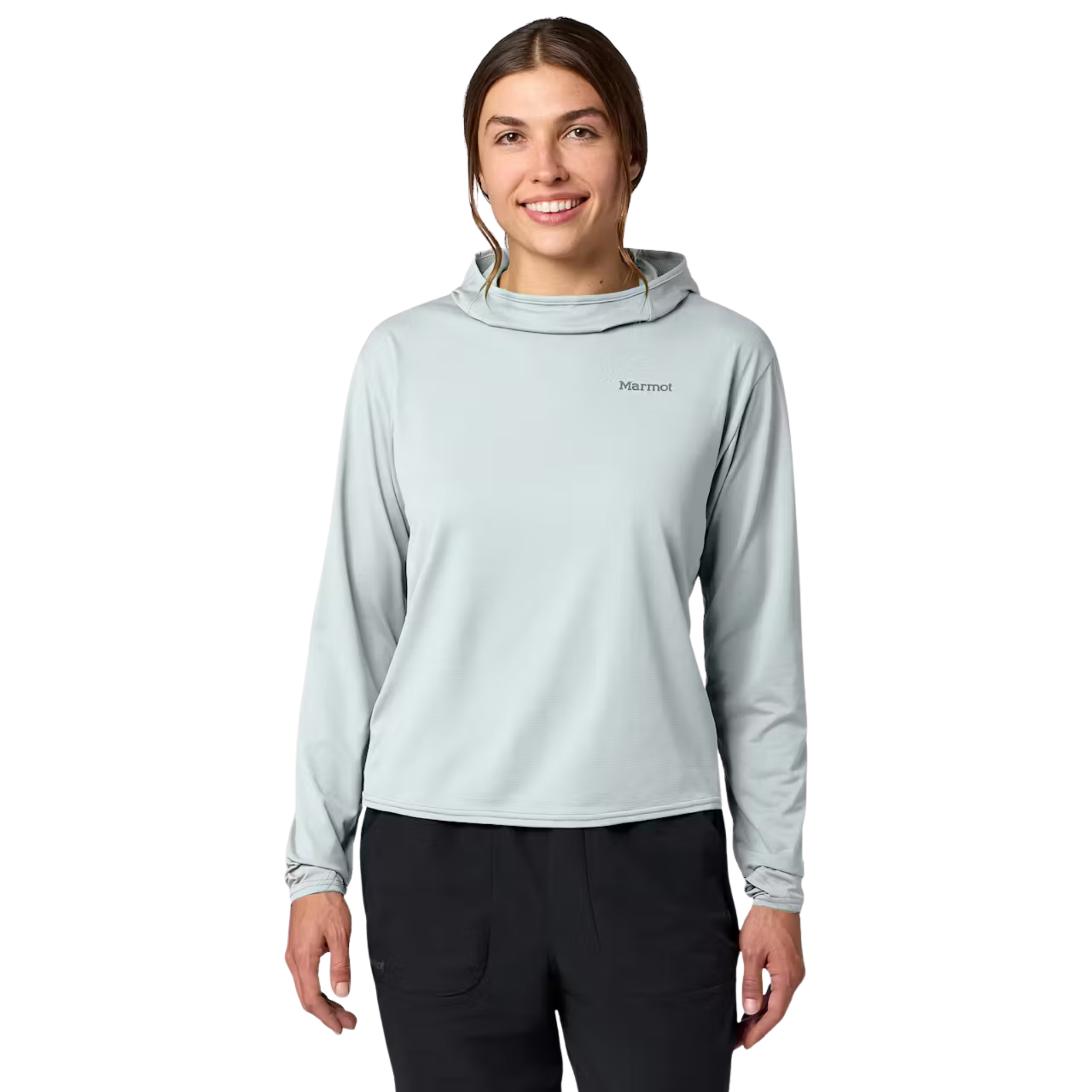 CHANDAIL PROTECTION SOLAIRE MARMOT FEMME AIREXCHANGE UPF 50 M16057 463 MAHEU GO SPORT MANNEQUIN DEVANT