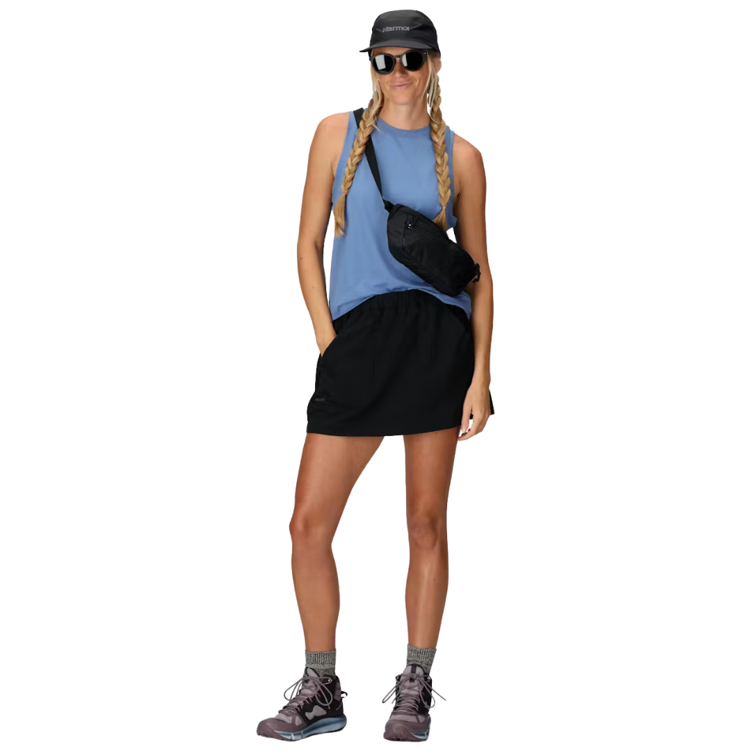 JUPE-SHORT FEMME AIREXCHANGE NOIR M16062 MARMOT MAHEU GO SPORT DEVANT PLEIN PIED