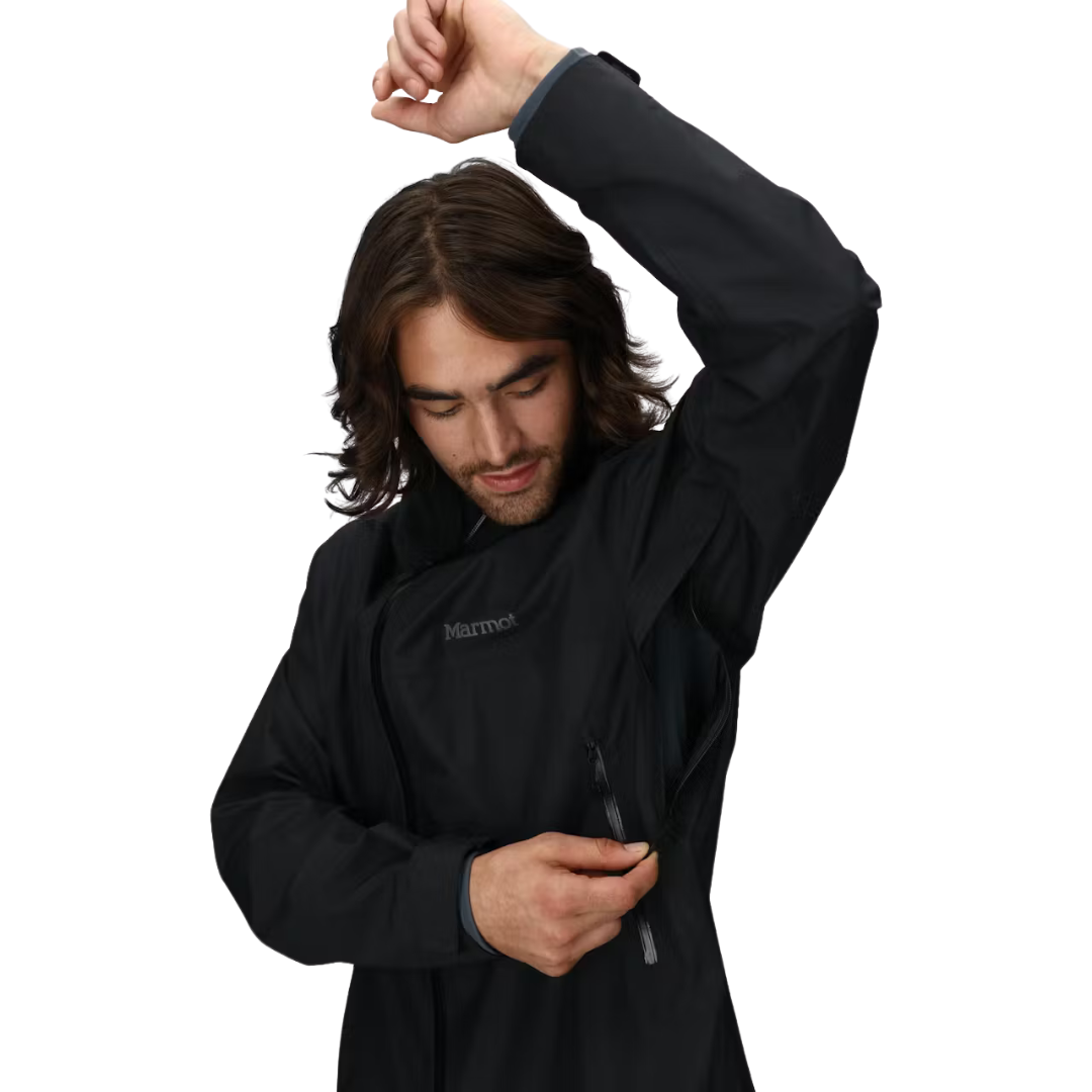 MANTEAU IMPERMÉABLE POUR HOMME, MINIMALIST PERTEX NOIR - Maheu Go Sport