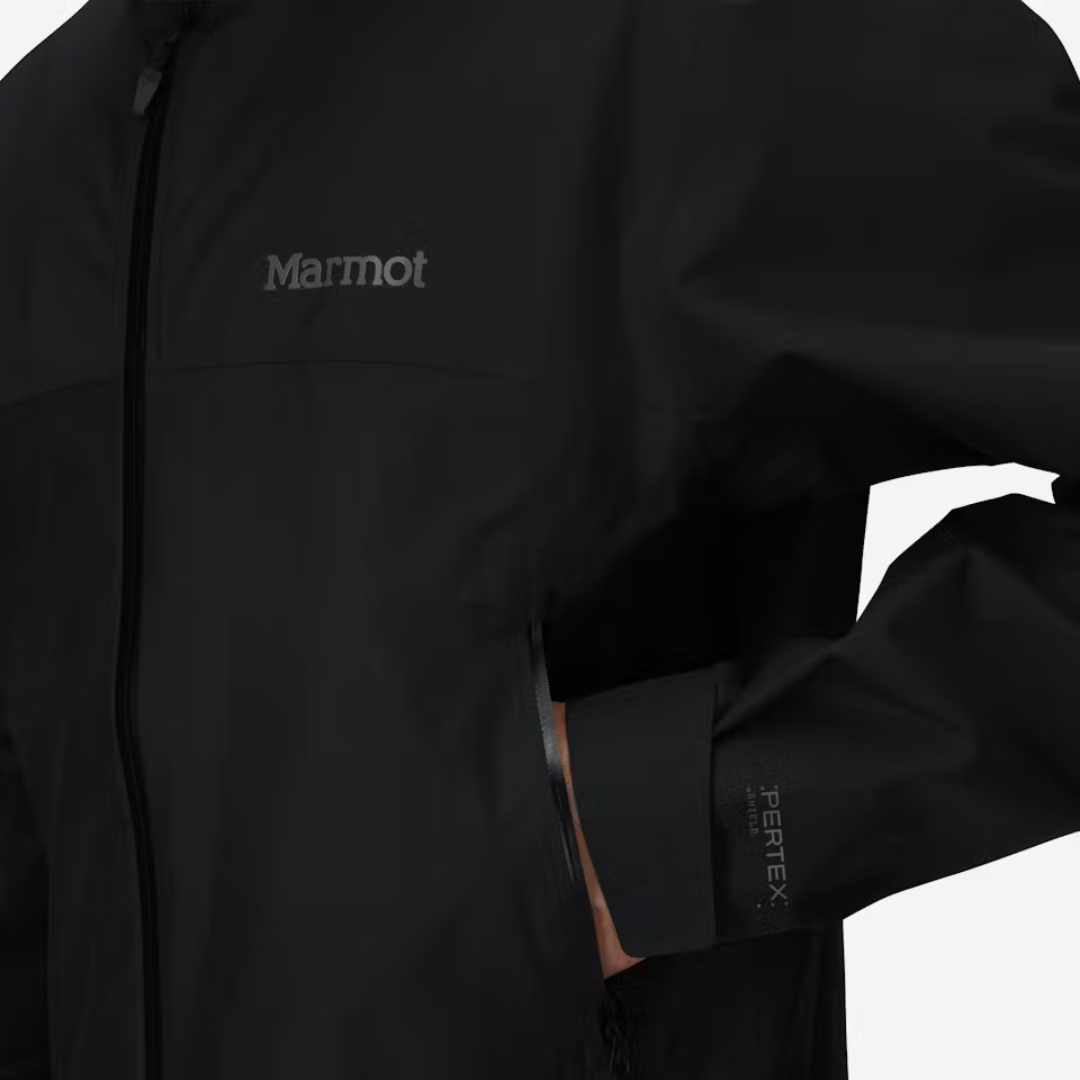 MANTEAU IMPERMÉABLE POUR HOMME, MINIMALIST PERTEX NOIR - Maheu Go Sport