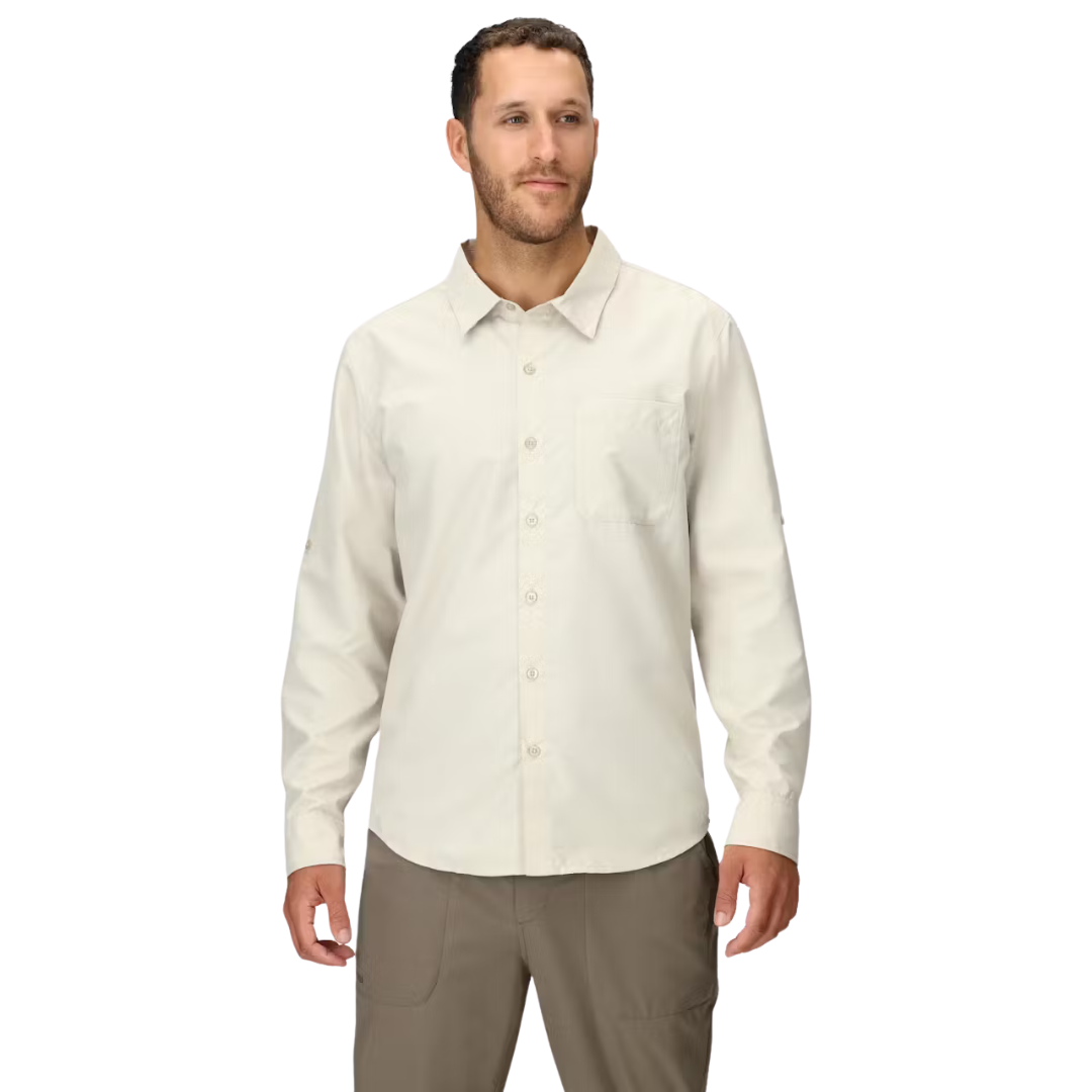 
CHEMISE MANCHES LONGUES HOMME AIREXCHANGE BIRCH BARK M16113 MARMOT MAHEU GO SPORT DEVANT