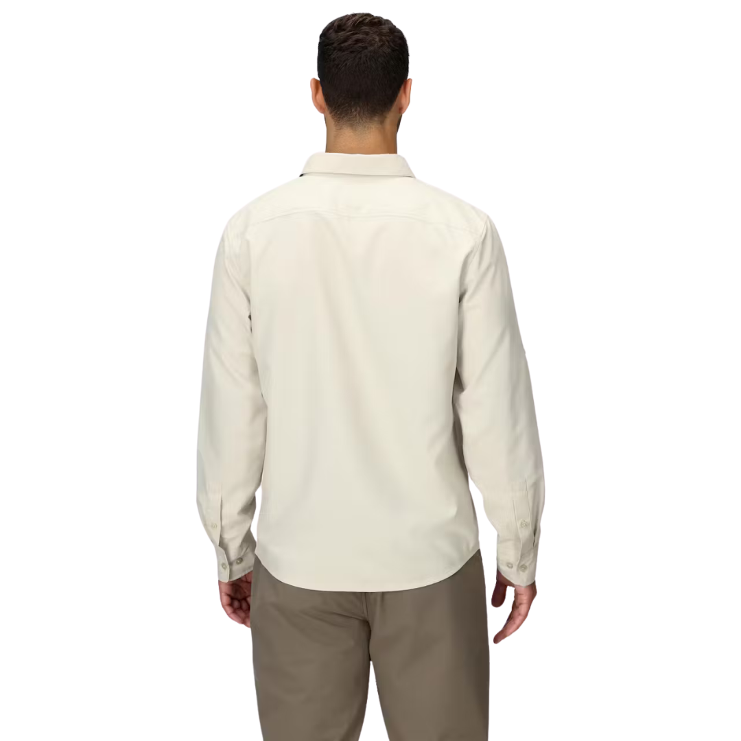 CHEMISE MANCHES LONGUES HOMME, AIREXCHANGE BIRCH BARK - Maheu Go Sport