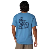 T-SHIRT MANCHES COURTES MARMOT HOMME MOUNTAIN BIKE MARTY BLEU M16685 MAHEU GO SPORT DOS MANNEQUIN