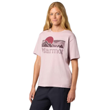 T-SHIRT MANCHES COURTES MARMOT FEMME, COASTAL DUST ROSE M16943 468 MAHEU GO SPORT DEVANT