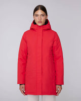 MANTEAU HIVER FEMME MAEVA ROUGE QUARTZ CO MAHEU GO SPORT DEVANT MANNEQUIN