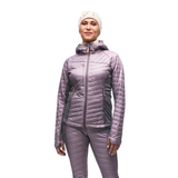 MANTEAU HYBRID FEMME, MANTAR III DUSTY VIOLET INDYEVA MAHEU GO SPORT DEVANT