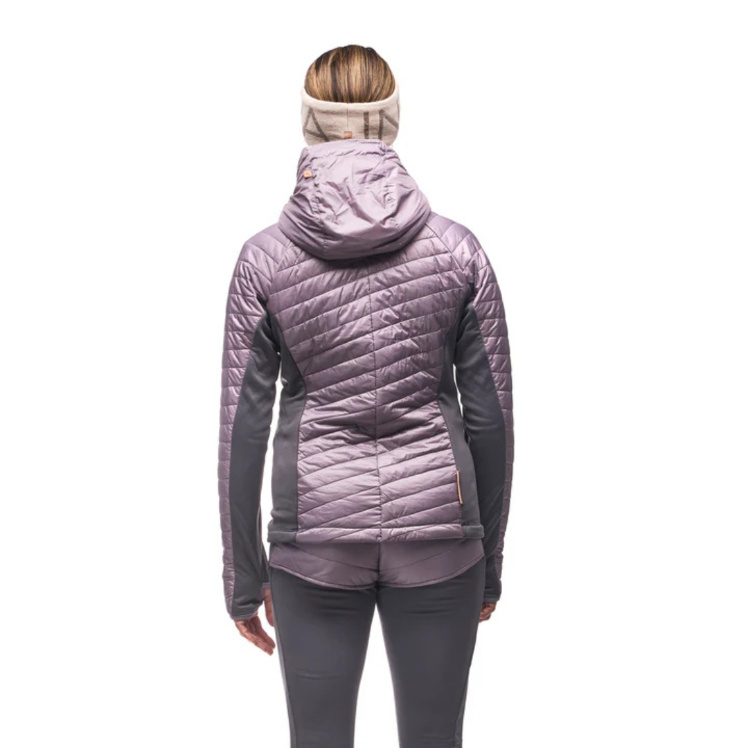 MANTEAU HYBRID FEMME, MANTAR III DUSTY VIOLET INDYEVA MAHEU GO SPORT DOS