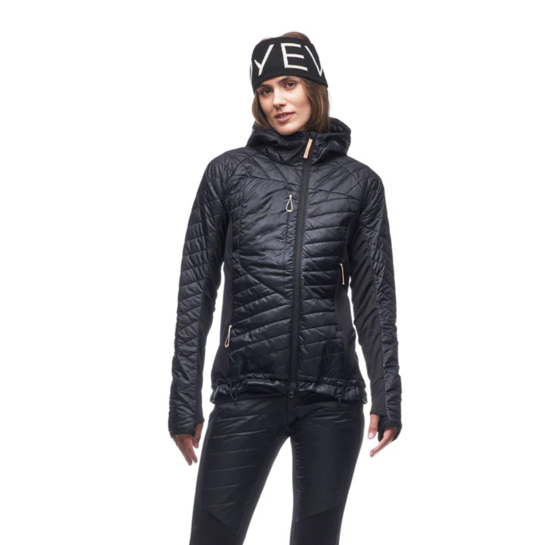 MANTEAU HYBRID FEMME MANTAR III NOIR INDYEVA MAHEU GO SPORT DEVANT