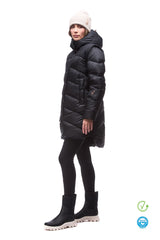 MANTEAU DUVET HIVER FEMME MIRNY NOIR 07006 2682 INDYEVA MAHEU GO SPORT CÔTÉ