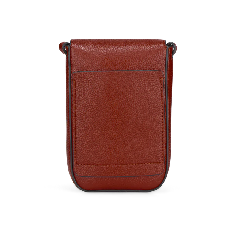 PHONE POUCH, MOCHA TERRACOTTA