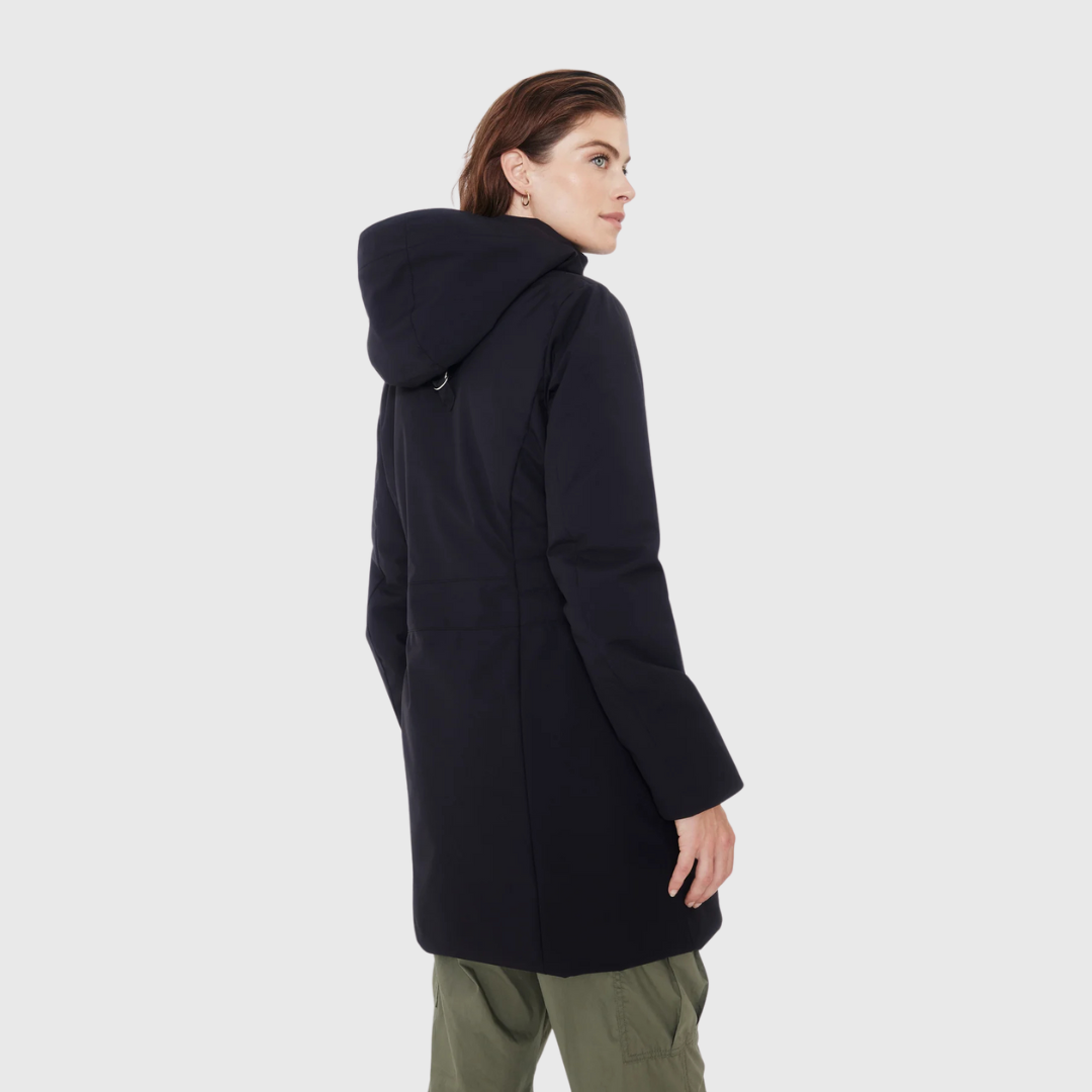 MANTEAU D'HIVER FEMME, MONACO NOIR