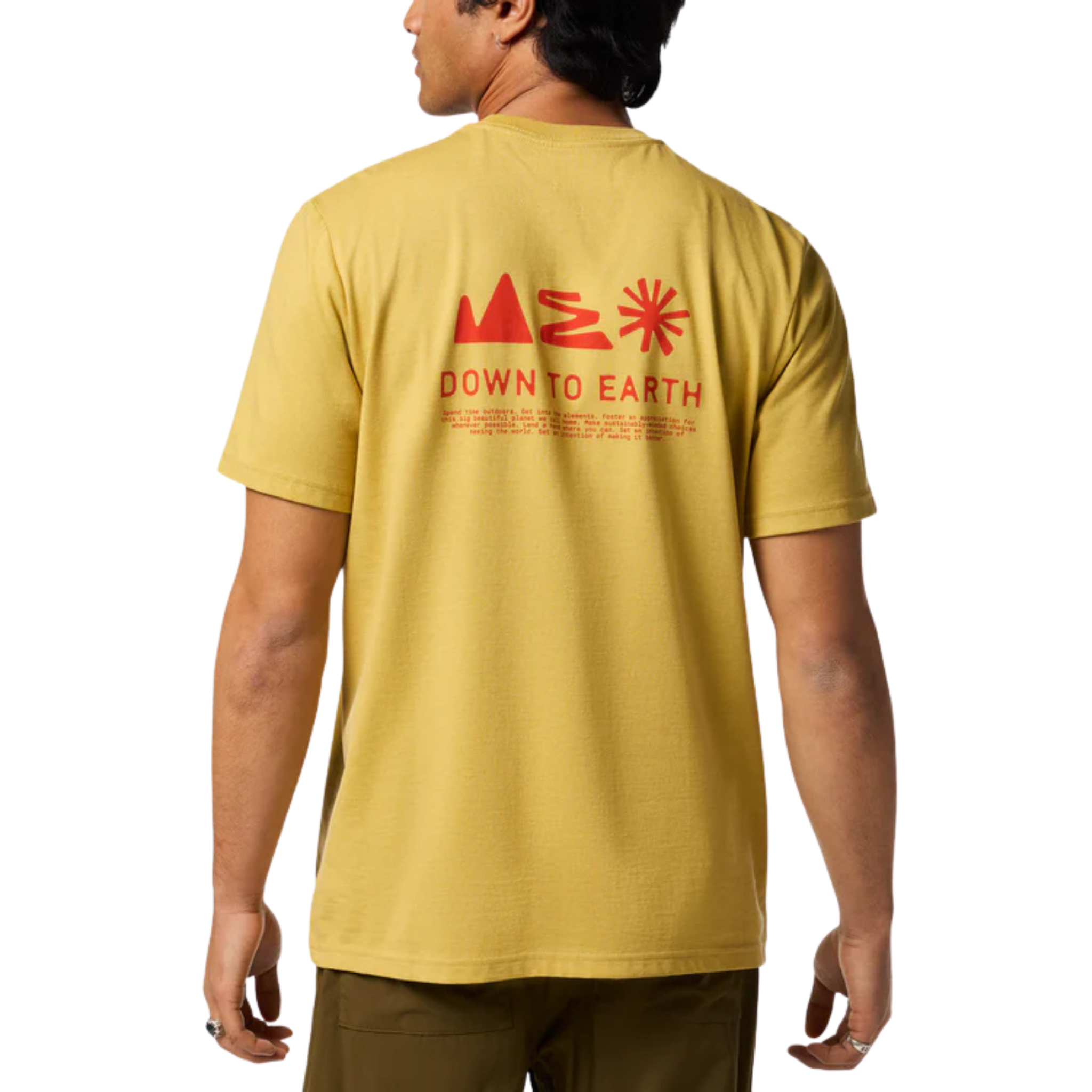 T-SHIRT MANCHE COURTE COTOAPAXI HOMME MOUNTAIN MAGIC HUSK S26474M1674 MAHEU GO SPORT DOS MANNEQUIN