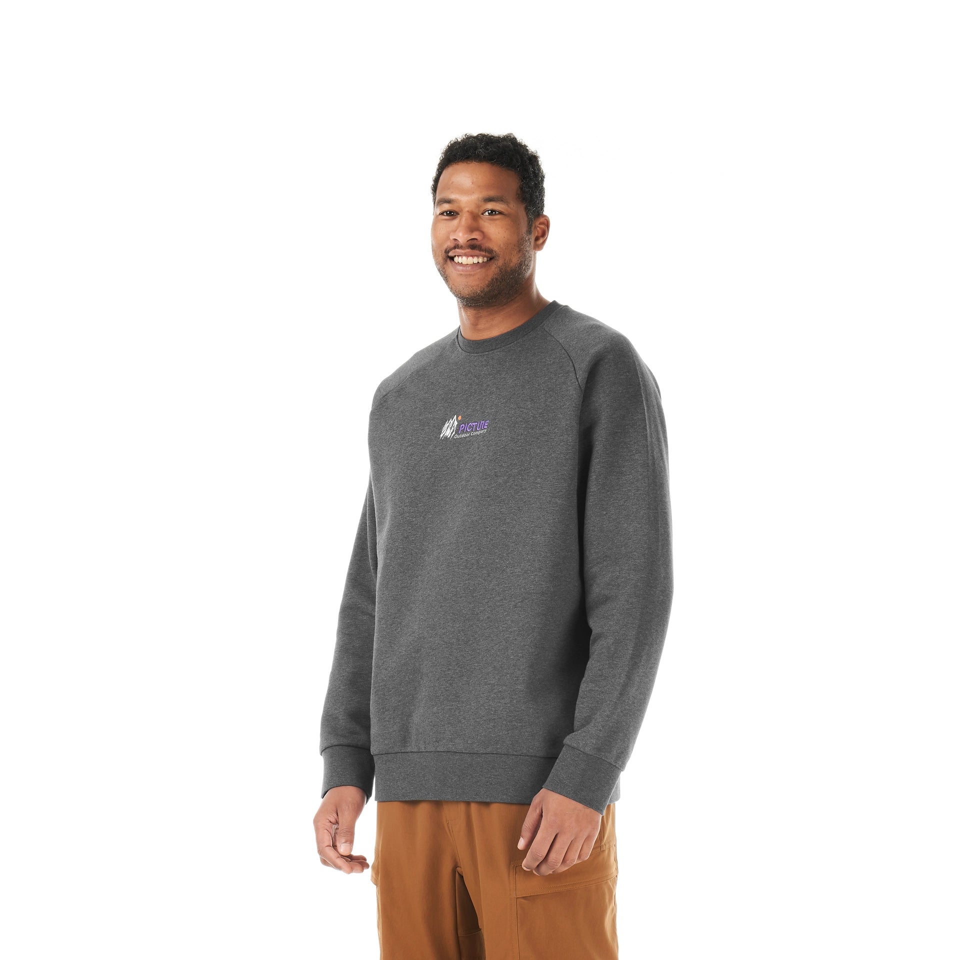 CHANDAIL MANCHES LONGUES HOMME TOANAH GRIS MSW0484 PICTURE ORGANIC MAHEU GO SPORT DEVANT MANNEQUIN