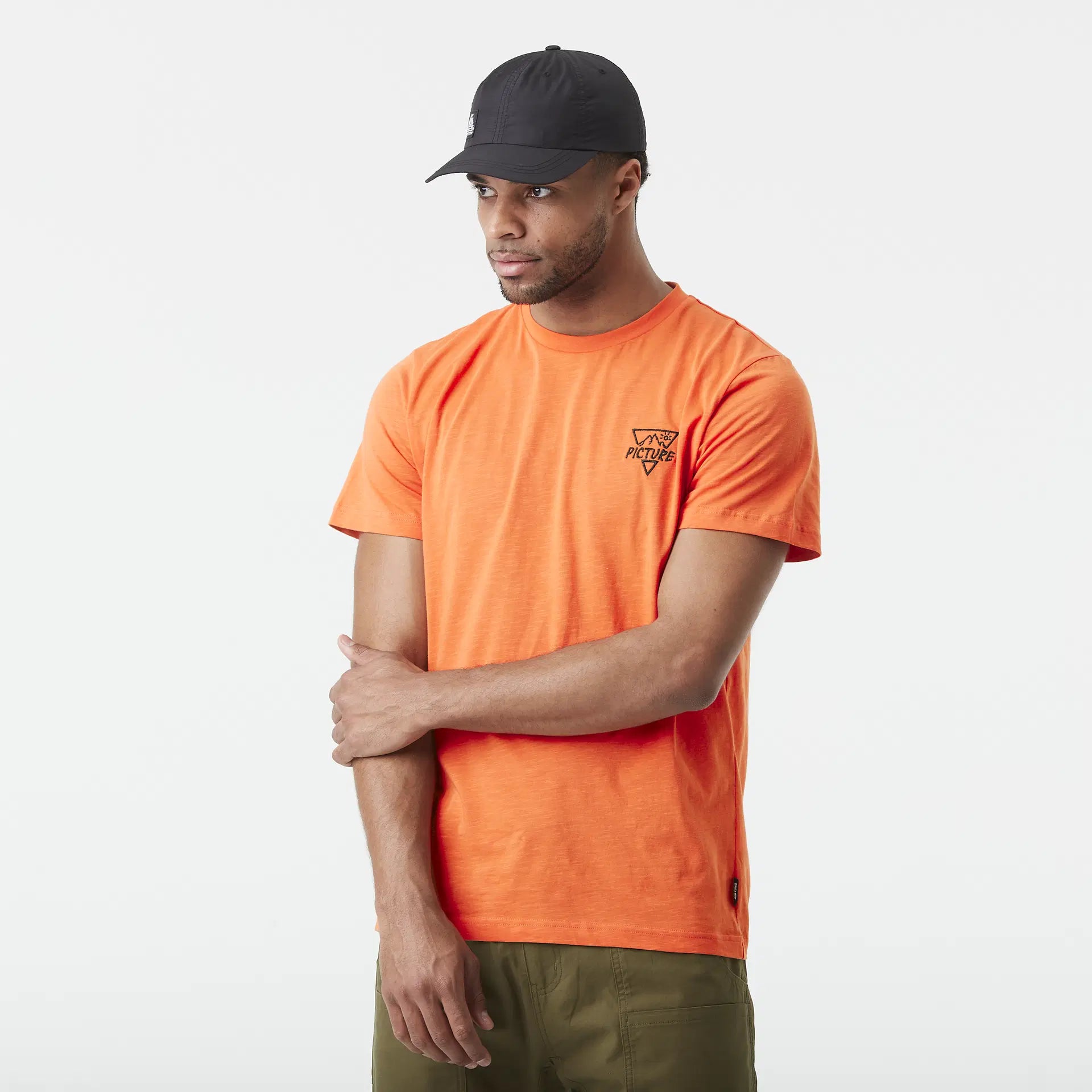 T-SHIRT MANCHES COURTES HOMME ADAK DUSTY ORANGE MTS1218 PICTURE MAHEU GO SPORT MANNEQUIN DEVANT