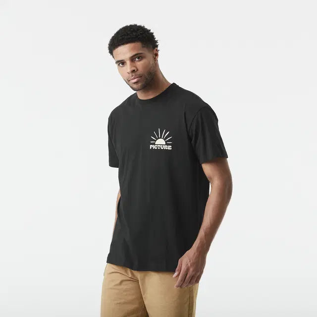 T-SHIRT MANCHES COURTES HOMME ENDAKO NOIR MTS1226 PICTURE MAHEU GO SPORT MANNEQUIN DEVANT