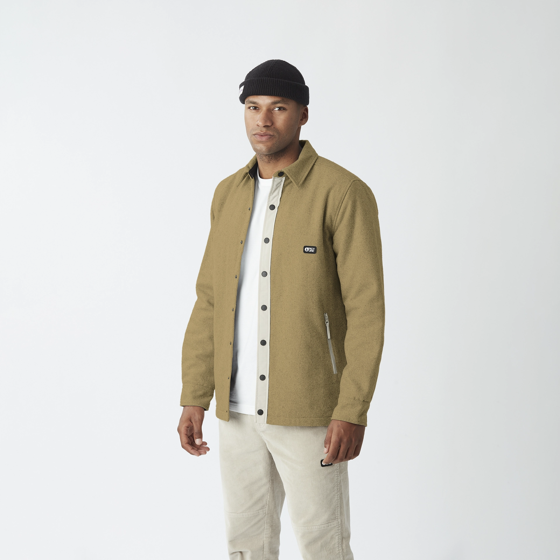 SURCHEMISE HOMME COLTONE BEIGE MVT0599 PICTURE ORGANIC MAHEU GO SPORT DEVANT MANNEQUIN