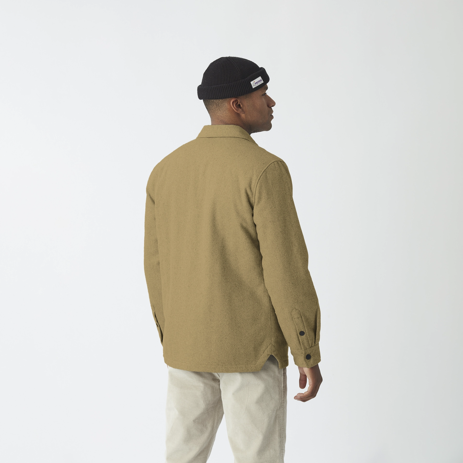 SURCHEMISE HOMME COLTONE BEIGE MVT0599 PICTURE ORGANIC MAHEU GO SPORT DOS MANNEQUIN