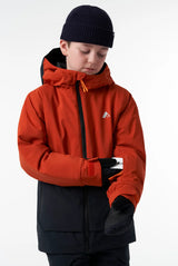 MANTEAU D'HIVER POUR GARCON, SLOPE TERRACOTA