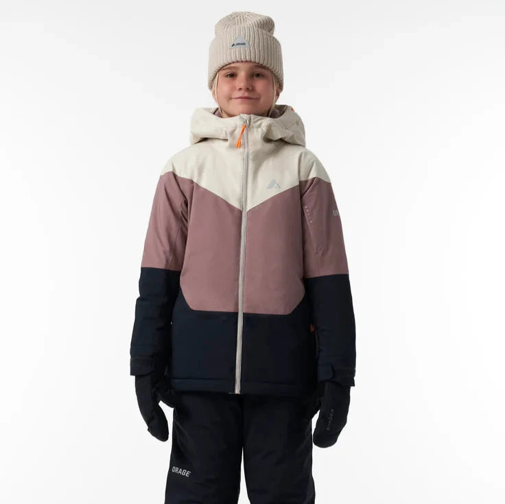 MANTEAU HIVER SKI FILLE SHEFFORD PLUM N41003 P164 ORAGE MAHEU GO SPORT DEVANT