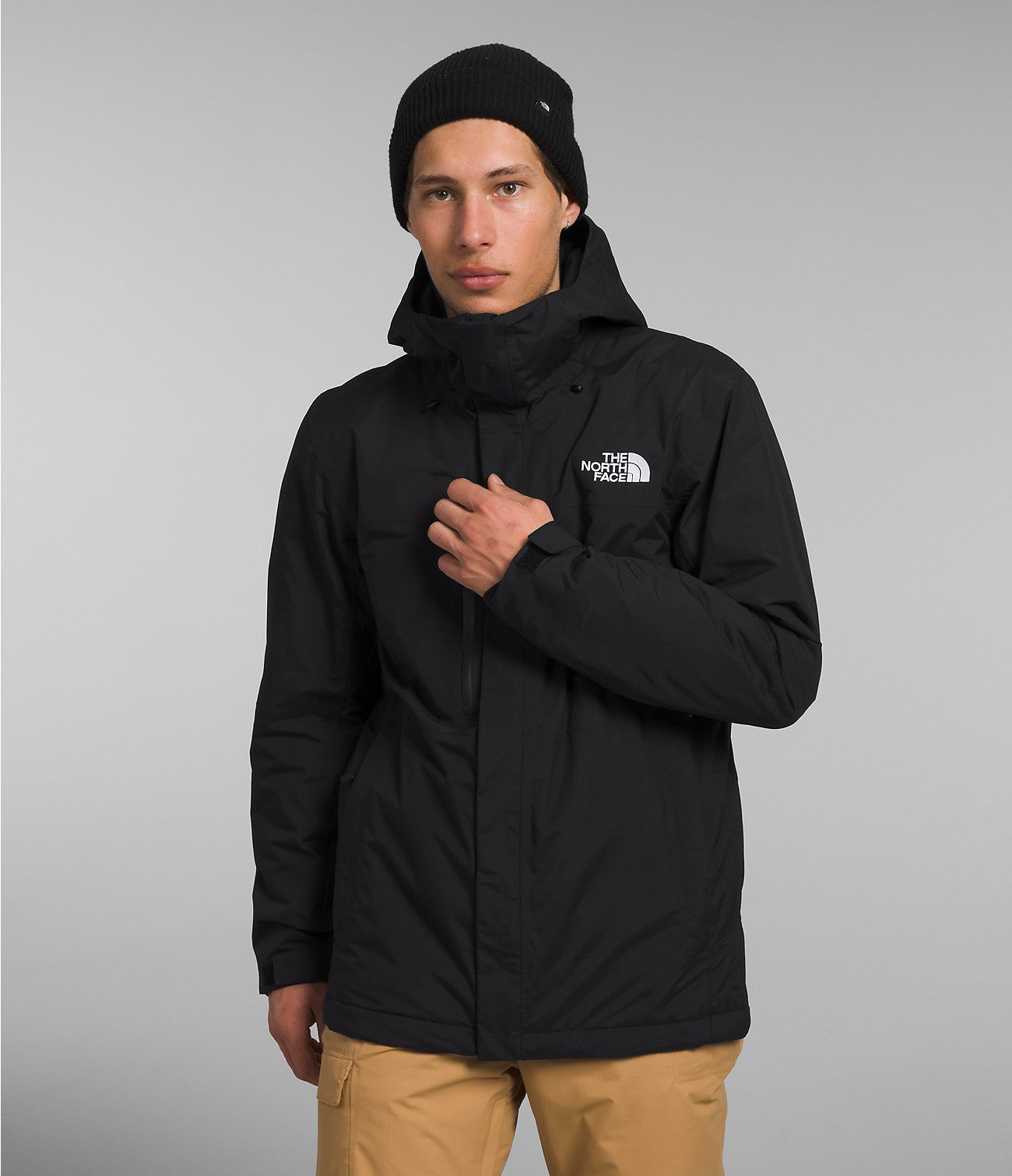 MANTEAU HIVER THE NORTH FACE HOMME, FREEDOM NOIR