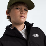 MANTEAU MI-SAISON GARÇON, WARM ANTORA NOIR