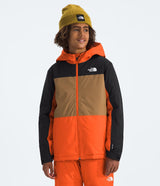 MANTEAU HIVER SKI GARÇON FREEDOM ORANGE NF0A88TZ 1OP THE NORTH FACE MAHEU GO SPORT DEVANT