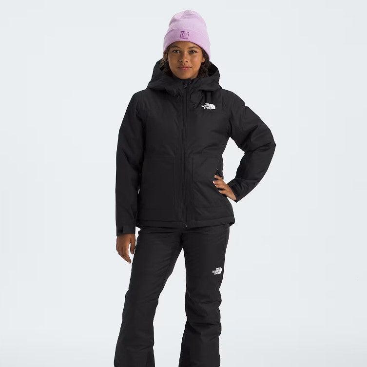 MANTEAU HIVER FILLE FREEDOM NOIR NF0A88UG JK3 THE NORTH FACE MAHEU GO SPORT DEVANT PLEIN PIED